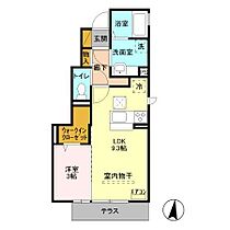 フォーリーフ 101 ｜ 栃木県足利市福居町（賃貸アパート1LDK・1階・34.48㎡） その2