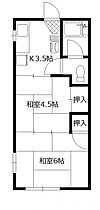 ハイツ大前 101 ｜ 栃木県足利市大前町（賃貸アパート2K・1階・28.45㎡） その2