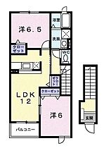 ファンタジアヒルズＣ 203 ｜ 栃木県足利市大前町（賃貸アパート2LDK・1階・58.86㎡） その2