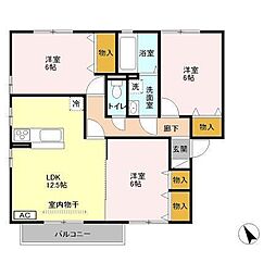 間取図画像 3LDK