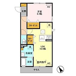 間取図画像 1LDK