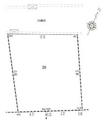 物件画像 多摩区登戸新町　条件なし売地