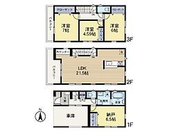 物件画像 小向西町4丁目　全2棟　1