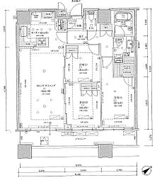 目黒第一マンションズ 13階3LDKの間取り