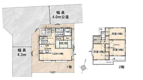 間取りを拡大表示