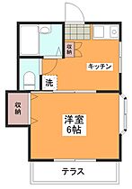 コーポ杉山 101 ｜ 東京都昭島市玉川町３丁目（賃貸アパート1K・1階・20.60㎡） その2