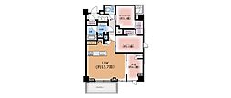 ディアナコート小石川播磨坂レジデンス 1SLDKの間取図画像