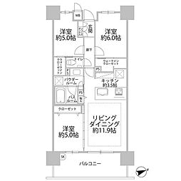 間取図画像 3LDK
