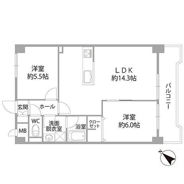 間取りを拡大表示