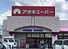 周辺：アオキスーパー朝宮店まで　735m　徒歩約10分
