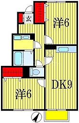間取図画像 2DK