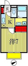 間取図画像 1K