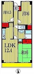 間取図画像 3LDK
