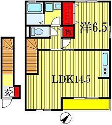 ビバーチェ 1LDKの間取図画像