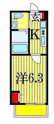 駿河台MR ワンルームの間取図画像