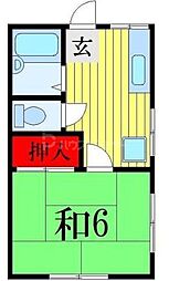 武内荘 1階/-