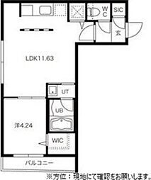 FORESTA148 1LDKの間取図画像