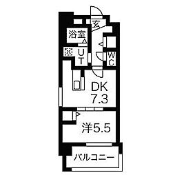 イリオス中島公園 1LDKの間取図画像