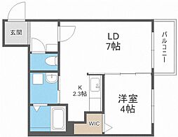 PRINCEHOMESS517 1LDKの間取図画像