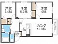 ブラン豊平公園4階12.0万円