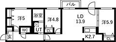 物件の間取り