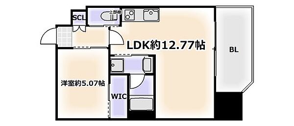 大阪府大阪市大正区泉尾1丁目(賃貸マンション1LDK・2階・42.12㎡)の写真 その2