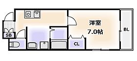 大阪府大阪市浪速区戎本町2丁目（賃貸マンション1K・4階・24.51㎡） その2