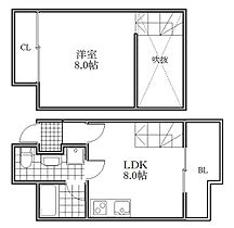 大阪府大阪市浪速区戎本町1丁目（賃貸マンション1LDK・6階・41.05㎡） その2