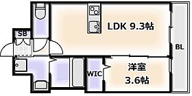 大阪府大阪市浪速区塩草3丁目（賃貸マンション1LDK・9階・32.39㎡） その2