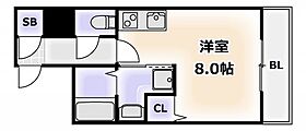 大阪府大阪市浪速区日本橋5丁目（賃貸マンション1R・3階・25.36㎡） その2