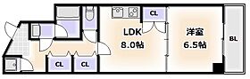 大阪府大阪市浪速区恵美須西1丁目（賃貸マンション1LDK・6階・34.00㎡） その2