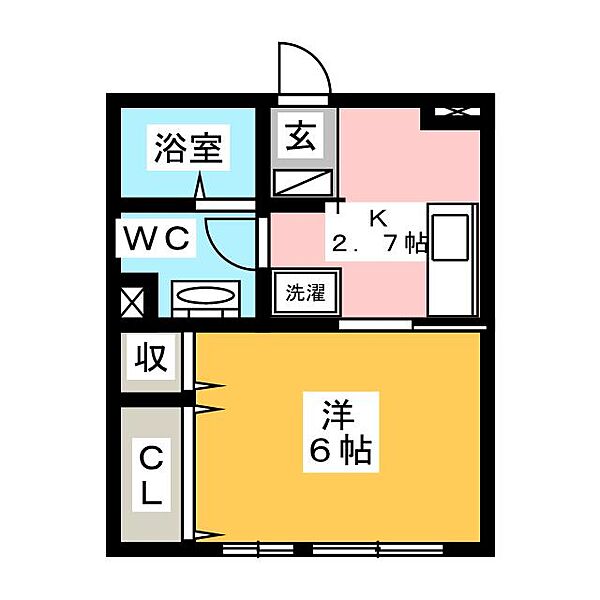 レ・フレールＮ ｜静岡県富士市伝法(賃貸アパート1K・1階・25.11㎡)の写真 その2