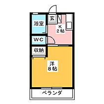 ハイム横割  ｜ 静岡県富士市横割１丁目（賃貸アパート1K・1階・27.34㎡） その2