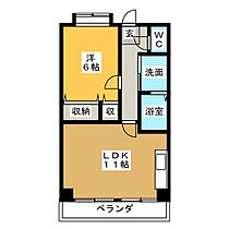 スカイヒルズ宮島  ｜ 静岡県富士市宮島（賃貸マンション1LDK・1階・42.64㎡） その2