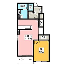 間取図画像 1LDK