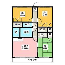 間取図画像 3LDK