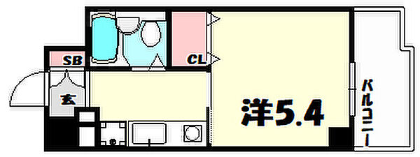 ソレイユ・ド元町 ｜兵庫県神戸市中央区北長狭通5丁目(賃貸マンション1K・6階・20.00㎡)の写真 その2