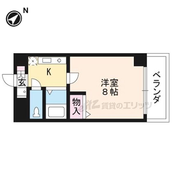 パレ南笠佐わらび 125｜滋賀県草津市笠山4丁目(賃貸マンション1K・1階・23.31㎡)の写真 その2