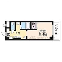 滋賀県大津市晴嵐1丁目（賃貸マンション1K・4階・25.44㎡） その2