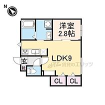 ロイヤルスターデン聖 103 ｜ 滋賀県東近江市聖徳町（賃貸アパート1LDK・1階・30.39㎡） その2