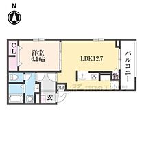 滋賀県大津市大江5丁目（賃貸アパート1LDK・3階・43.70㎡） その2