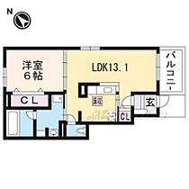 心 105 ｜ 滋賀県東近江市聖徳町（賃貸アパート1LDK・1階・45.09㎡） その2