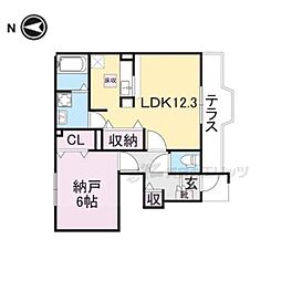 エクセレンテパラーシオ 1LDKの間取図画像