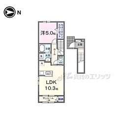 間取図画像 1LDK