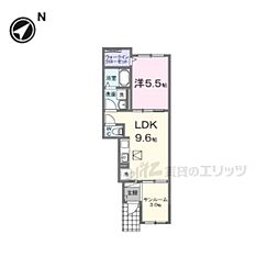ロイヤル エンブレム 1LDKの間取図画像