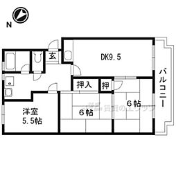 APARTMENT311 3LDKの間取図画像