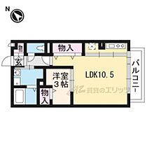 滋賀県草津市木川町（賃貸アパート1LDK・1階・37.54㎡） その2