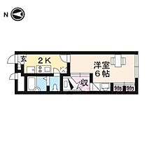 京都府木津川市相楽大徳（賃貸アパート1K・1階・22.35㎡） その2