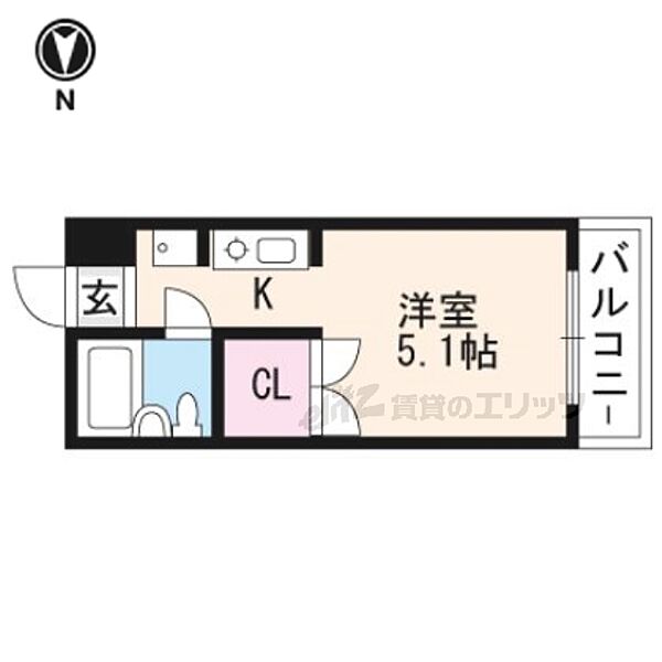 シェラールII 715｜京都府宇治市小倉町西浦(賃貸マンション1K・1階・16.80㎡)の写真 その2