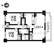 ライオンズマンション淀リバーサイド  ｜ 京都府京都市伏見区淀美豆町（賃貸マンション2LDK・4階・58.80㎡） その2